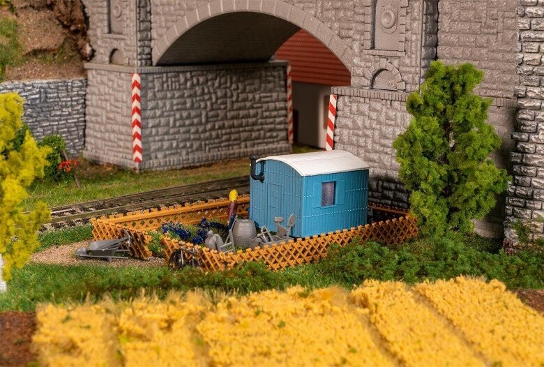 Maquette anniversaire Jardin ouvrier avec figurines