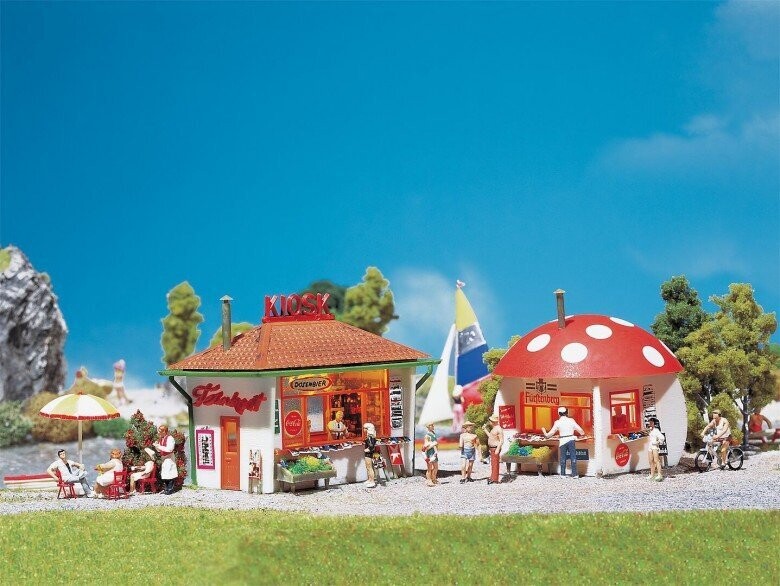 Kiosque à journaux et buvette