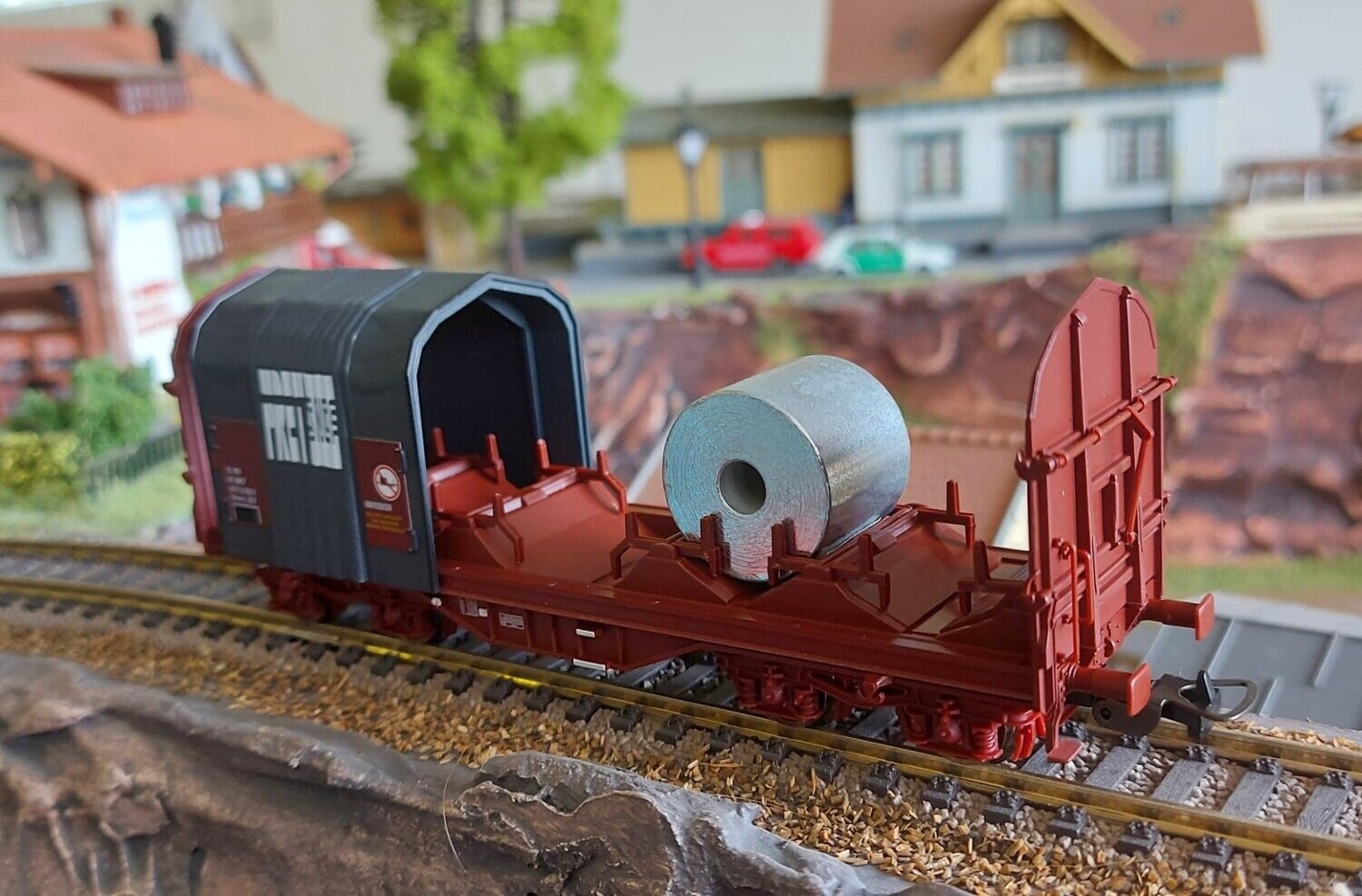 Wagon bâché ouvert Shimms SNCF