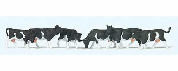 Vaches tachetées noires