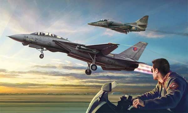 Combo Top Gun F-14A vs A-4F