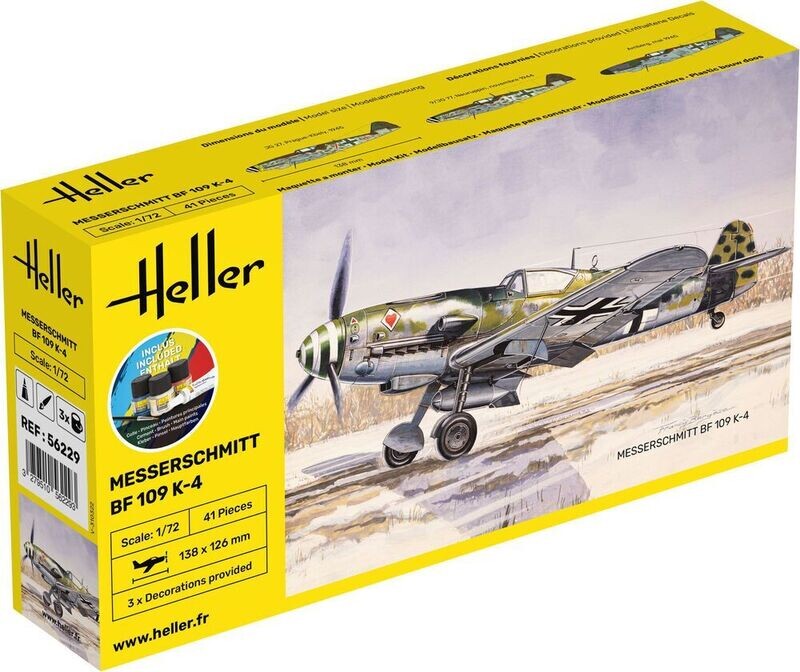 STARTER KIT MESSERSCHMITT BF 109 K-4