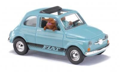 Fiat 500 1965 Chauffeur et Chien