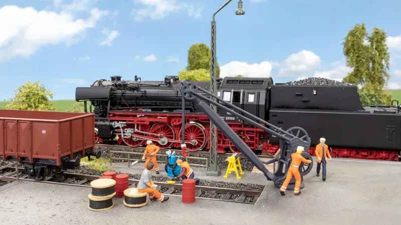 Monde thématique de figurines « Dépôt ferroviaire »