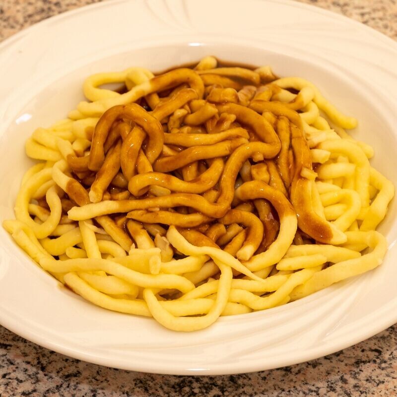 5x Spätzle mit Soße