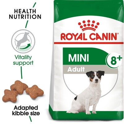 ROYAL CANIN MINI ADULT 8+ DRY DOG FOOD