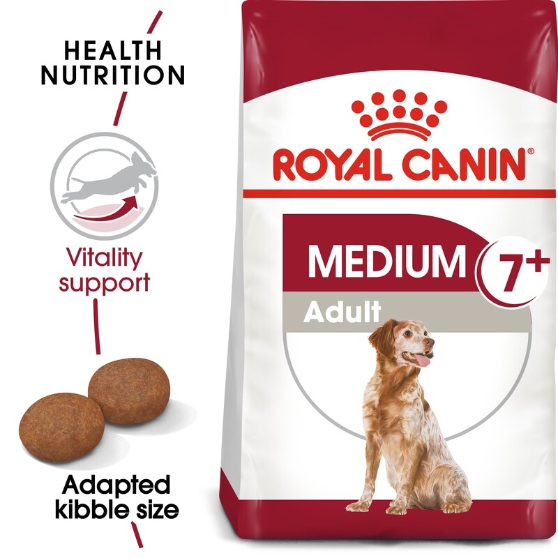 ROYAL CANIN® Medium Adult 7+ Dry Dog Food 4kg