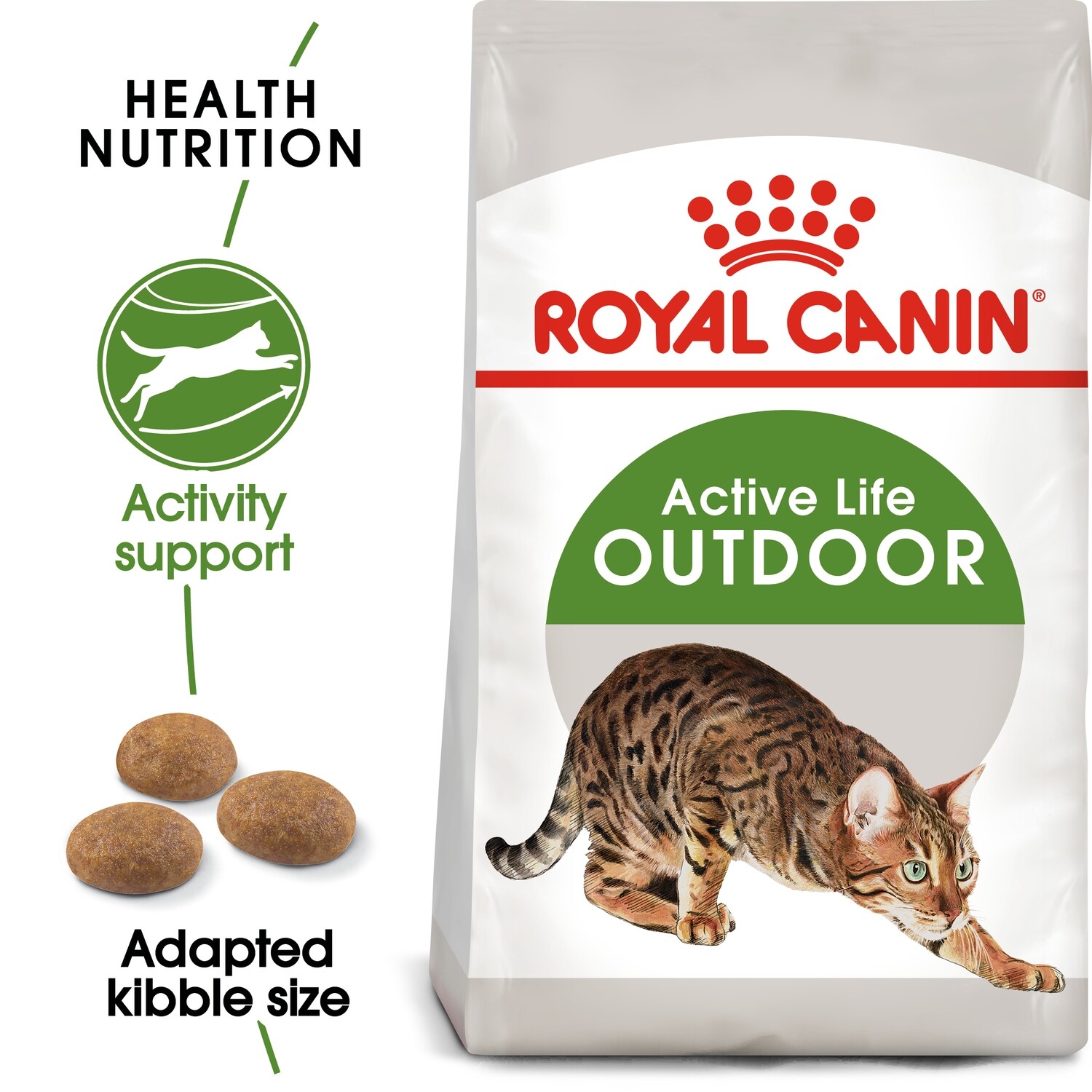 ROYAL CANIN® Outdoor Adult Dry Cat Food 400g