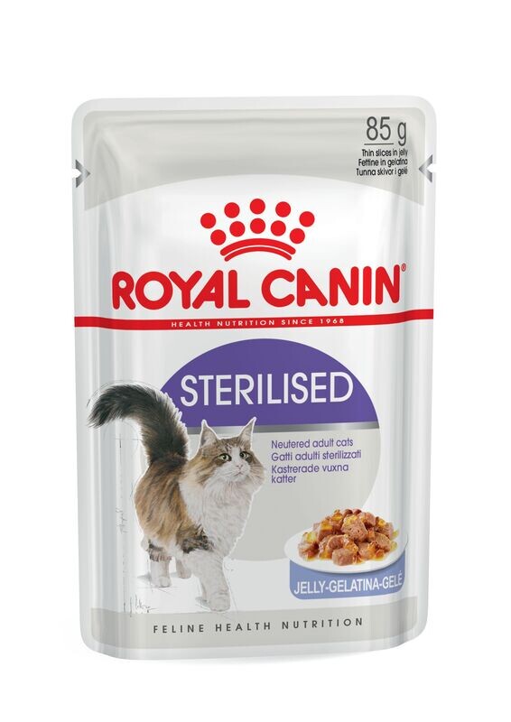 ROYAL CANIN Sterilised Adult In Jelly Wet Cat Food  85g