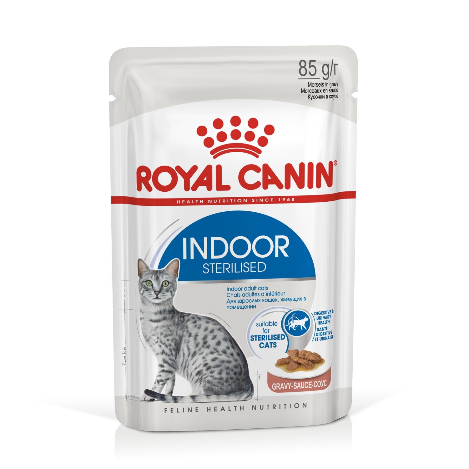 ROYAL CANIN® Indoor Sterilised In Gravy Adult Wet Cat Food 85g