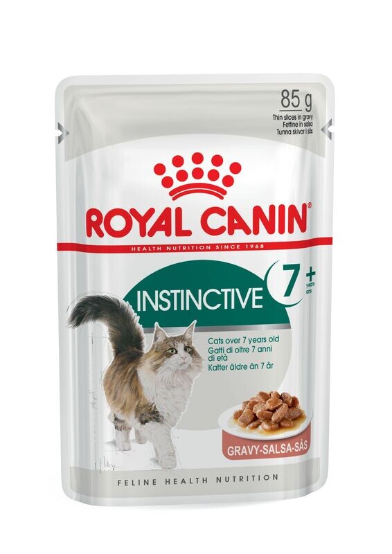ROYAL CANIN Instinctive Adult 7+ In Gravy Wet Cat Food  85g