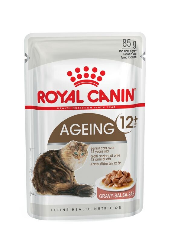 ROYAL CANIN® Ageing 12+ Senior In Gravy Wet Cat Food  85g