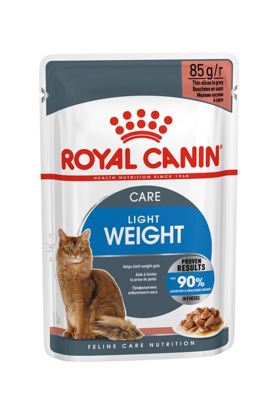 ROYAL CANIN® Light Weight Care in Gravy Adult Wet Cat Food 85g