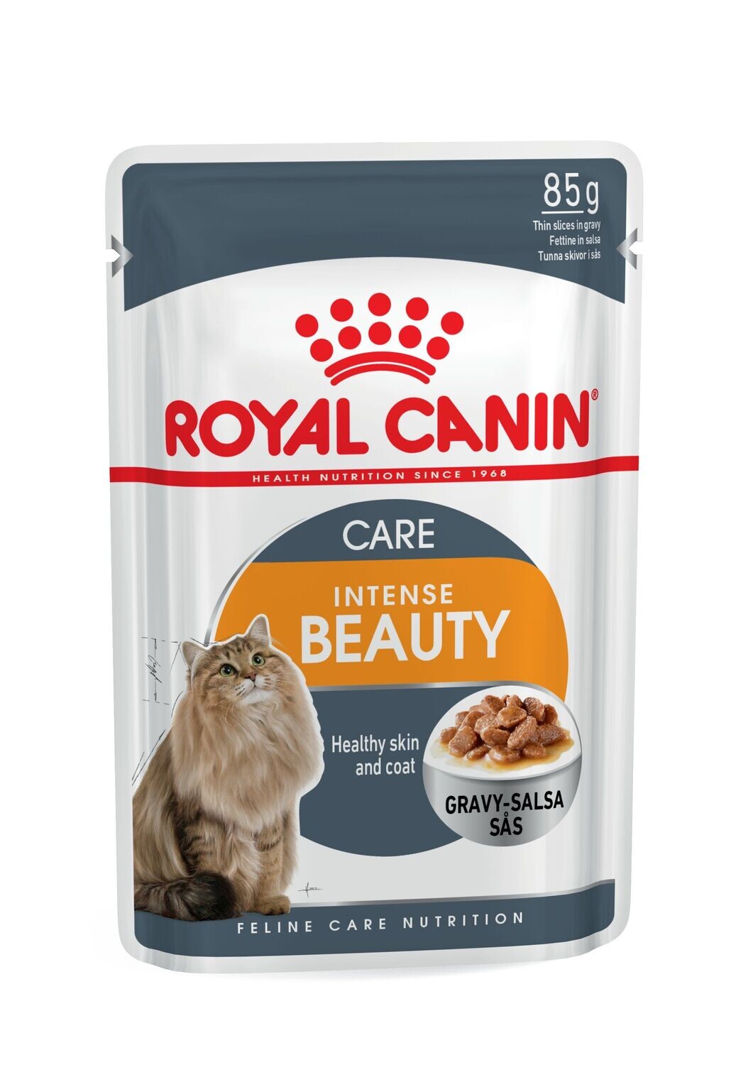 ROYAL CANIN hair and skin In Gravy Adult Wet Cat Food 85g