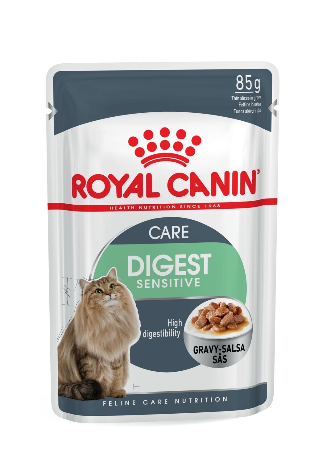 ROYAL CANIN Digest Sensitive Care In Gravy Adult Wet Cat Food  85g