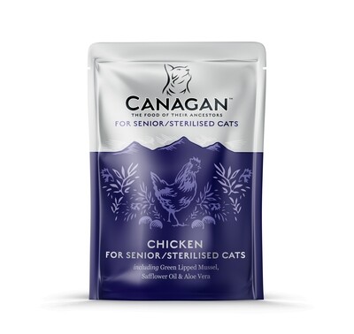 CANAGAN CHICKEN POUCH FOR SENIOR CATS