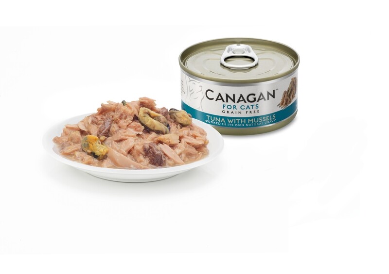 CANAGAN TUNA WITH MUSSELLS WET CAT FOOD