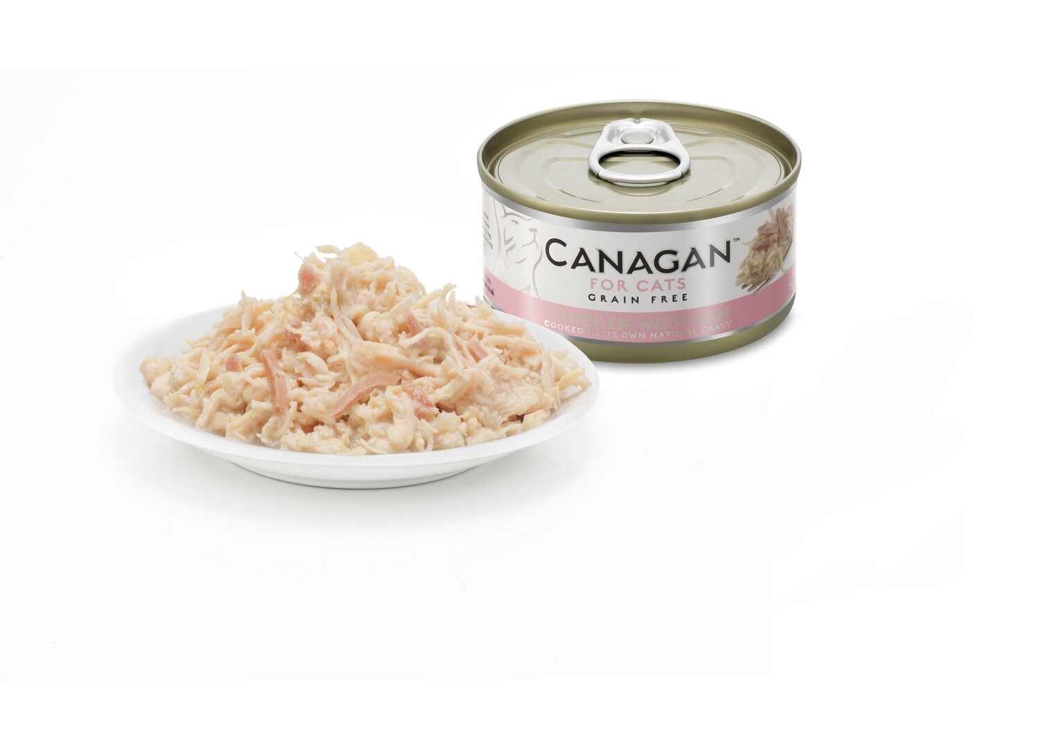 CANAGAN CHICKEN WITH HAM WET CAT FOOD