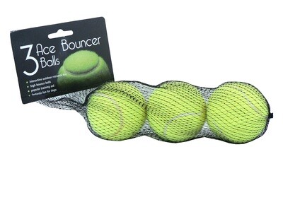 ACE BOUNCE 3PK TENNIS BALLS