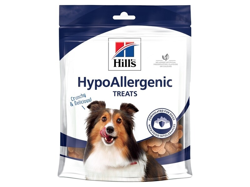 HILLS DOG HYPOALLERGENIC TREATS 220G ( FREE PACKS SENT AUTOMATICALLY. Ie Pay For 1 And 2 Will Be Sent )