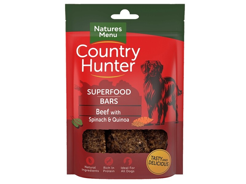 C HUNTER SUPERFOOD BAR BEEF 100G 7PK