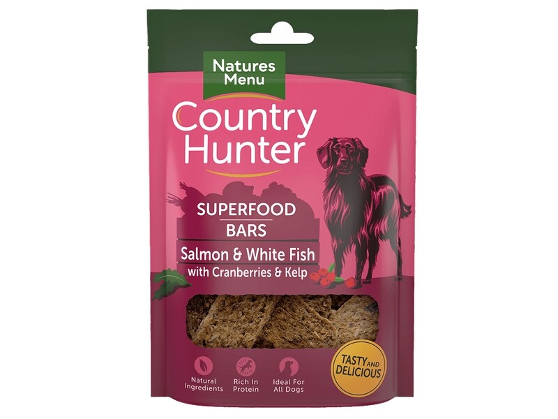 C HUNTER SUPERFOOD BAR SALMON 100G 7PK