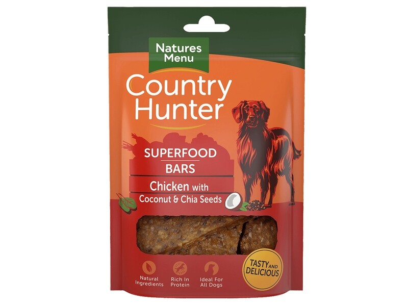 C HUNTER SUPERFOOD BAR CHICKEN 100G 7PK