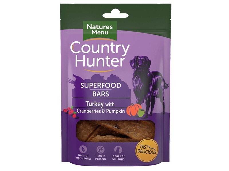 C HUNTER SUPERFOOD BAR TURKEY 100G 7PK