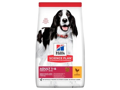 HILLS DOG 2.5KG ADULT MEDIUM CHICKEN