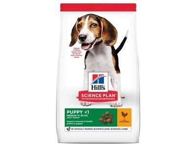 HILLS DOG 2.5KG PUPPY MEDIUM CHICKEN