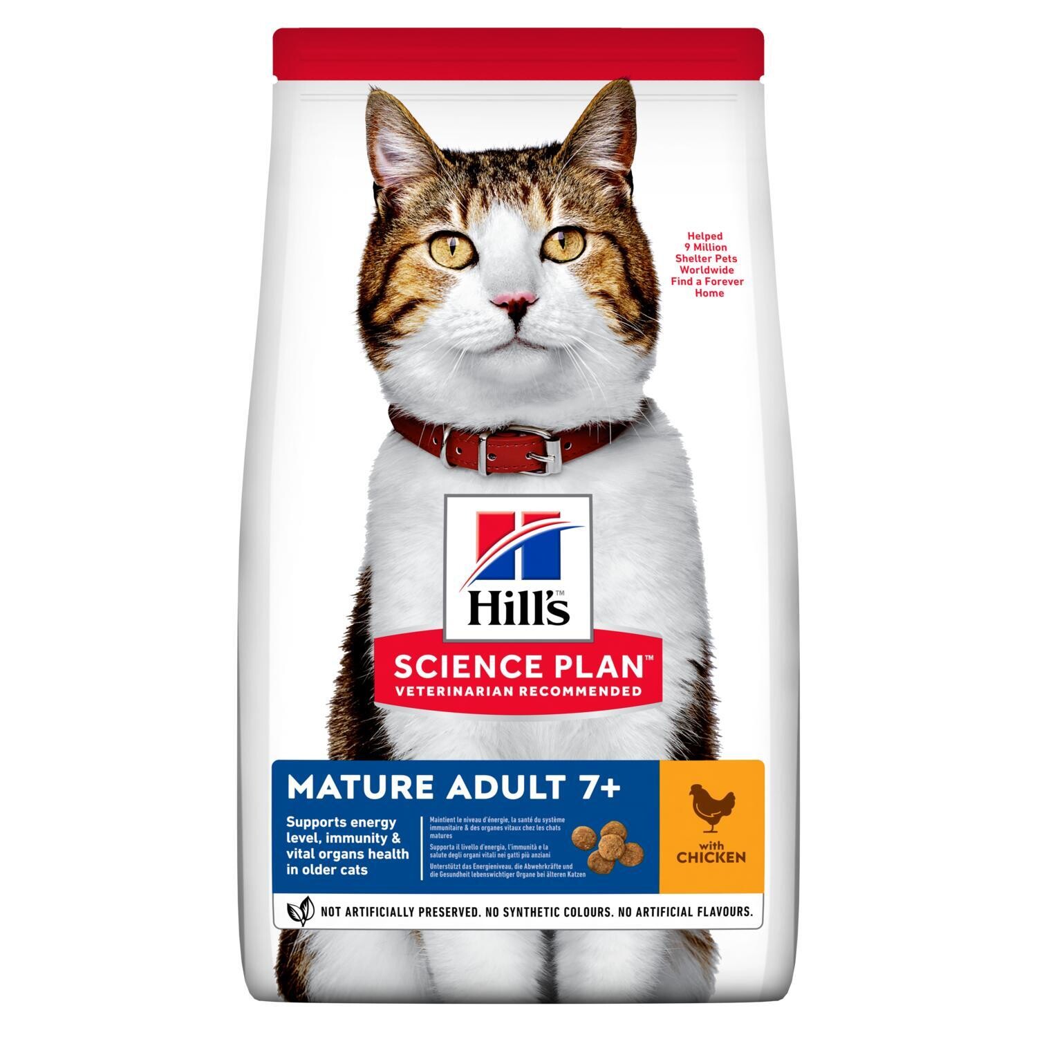 HILL&#39;S SCIENCE PLAN Mature Adult 7+ Cat Food with Chicken
