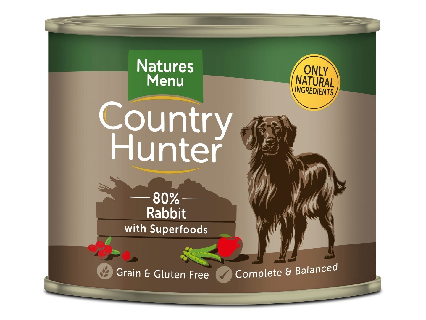 COUNTRY HUNTER RABBIT CRANBERRY 600G TIN