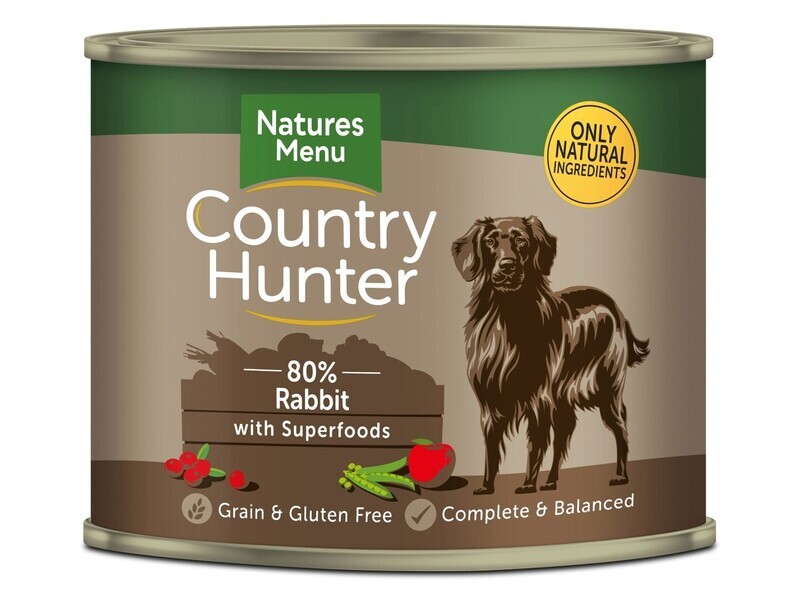 COUNTRY HUNTER RABBIT CRANBERRY 600G TIN
