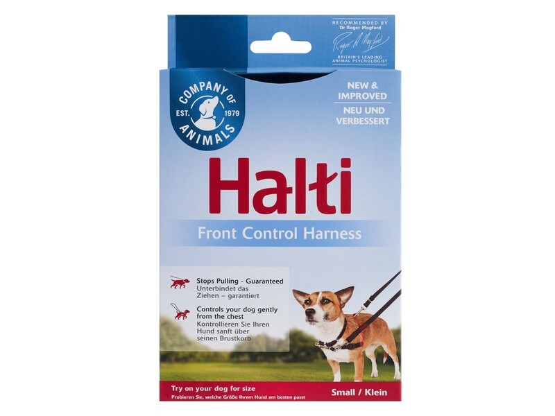 HALTI HARNESS BLACK/RED