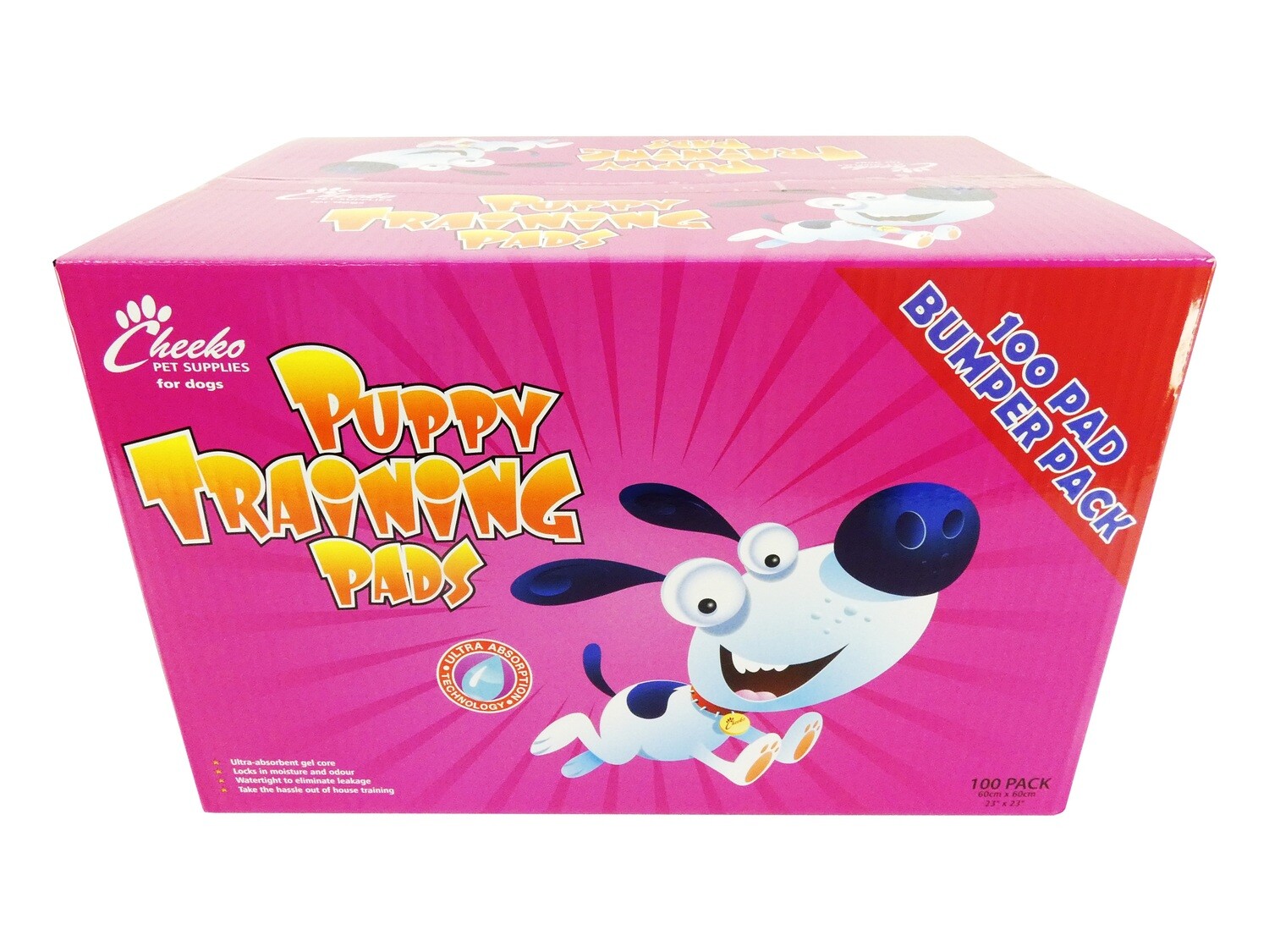 CHEEKO PUPPY TRAINING PADS 100PK
