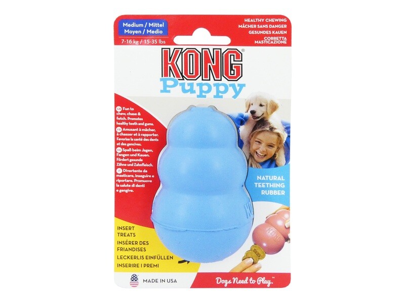 KONG PUPPY MEDIUM PINK/BLUE
