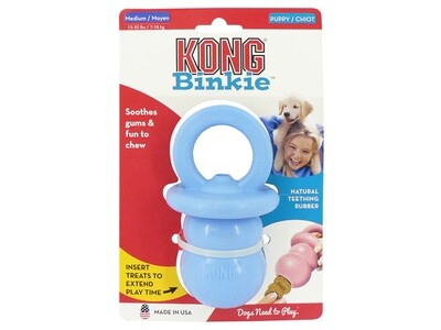 KONG PUPPY BINKIE MEDIUM PINK/BLUE