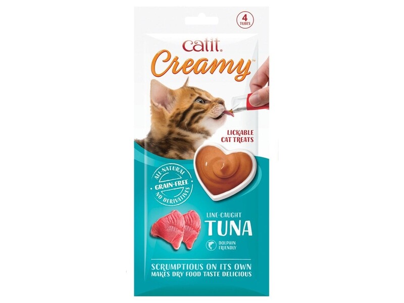 CATIT CREAMY TREATS TUNA 4PK