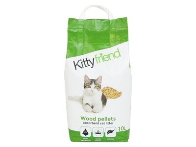 KITTYFRIEND WOOD CAT LITTER 10L