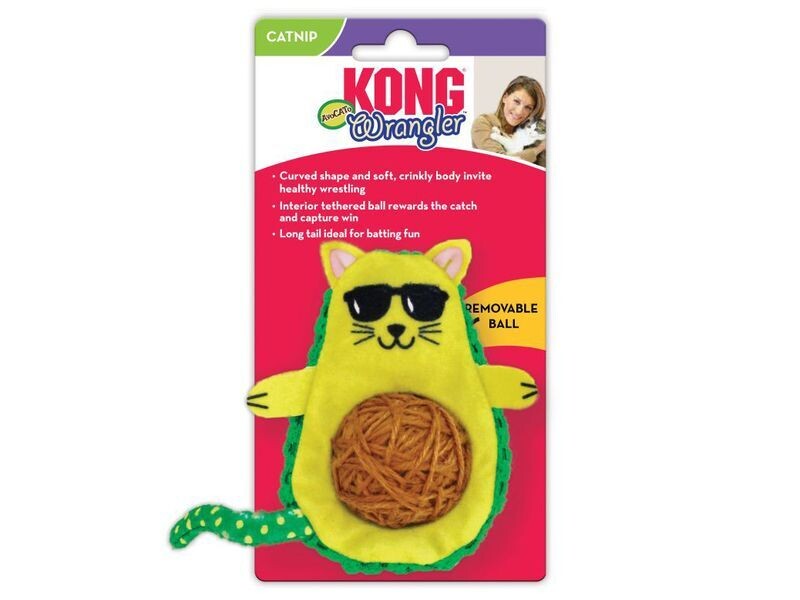 KONG WRANGLER AVOCATO CAT TOY