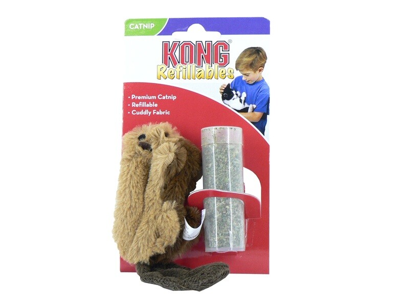 KONG CATNIP BEAVER CAT TOY 22CM