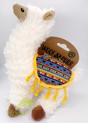 WOOF AND PURRS Frida the Llama