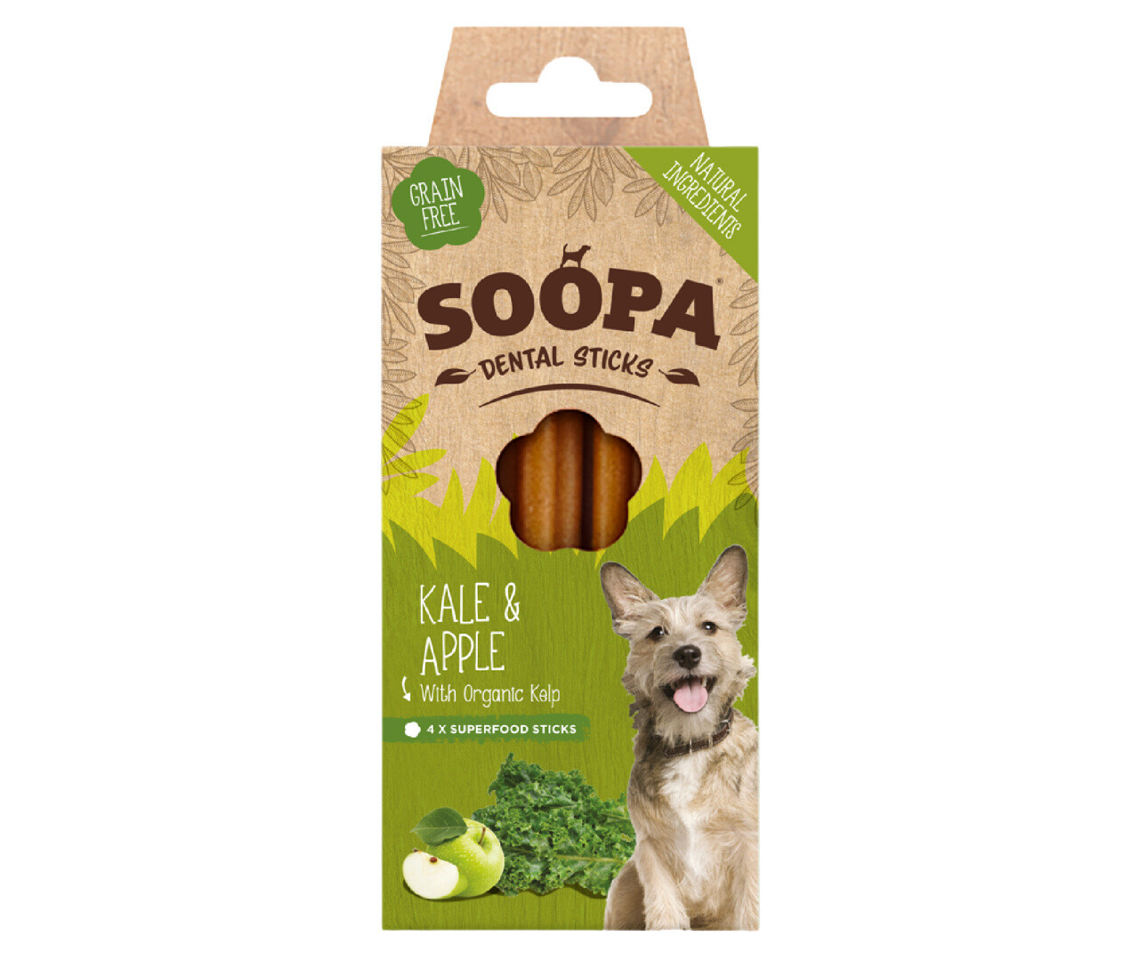 SOOPA Dental Sticks Kale and Apple