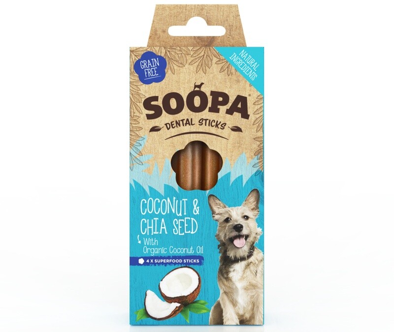 SOOPA Dental Sticks Coconut and Chia Seed