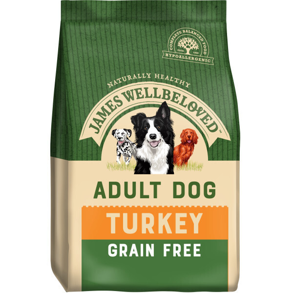 James Wellbeloved Grain Free Adult Turkey &amp; Veg 1.5kg DRY FOOD