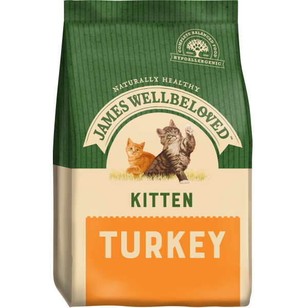 James Wellbeloved Kitten Turkey 1.5kg DRY FOOD