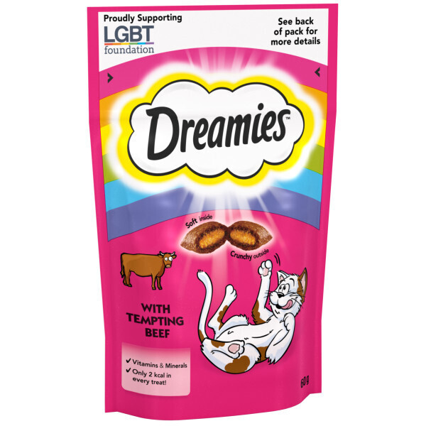 DREAMIES Cat Treats with Beef 60g