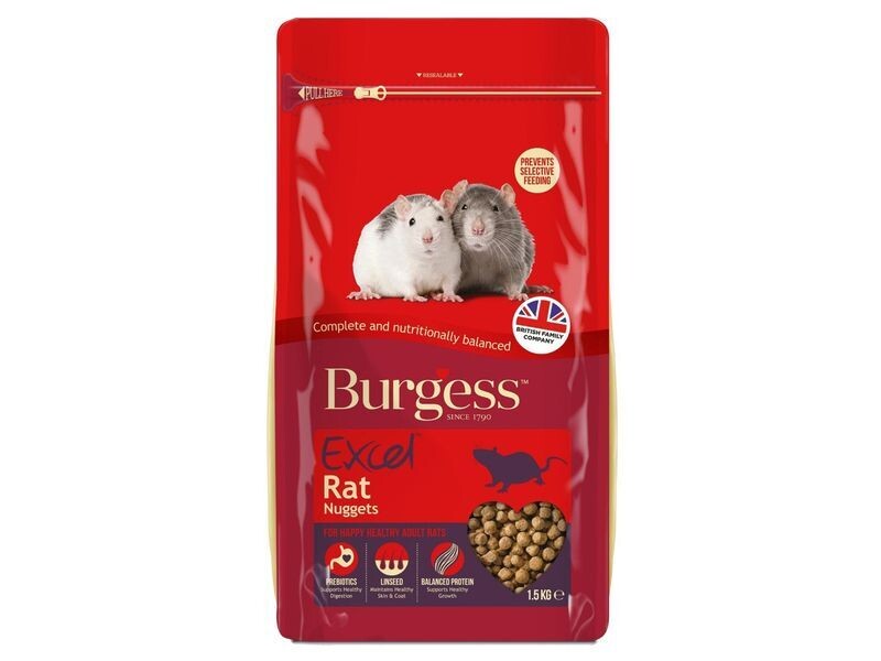 BURGESS EXCEL RAT NUGGET 1.5KG