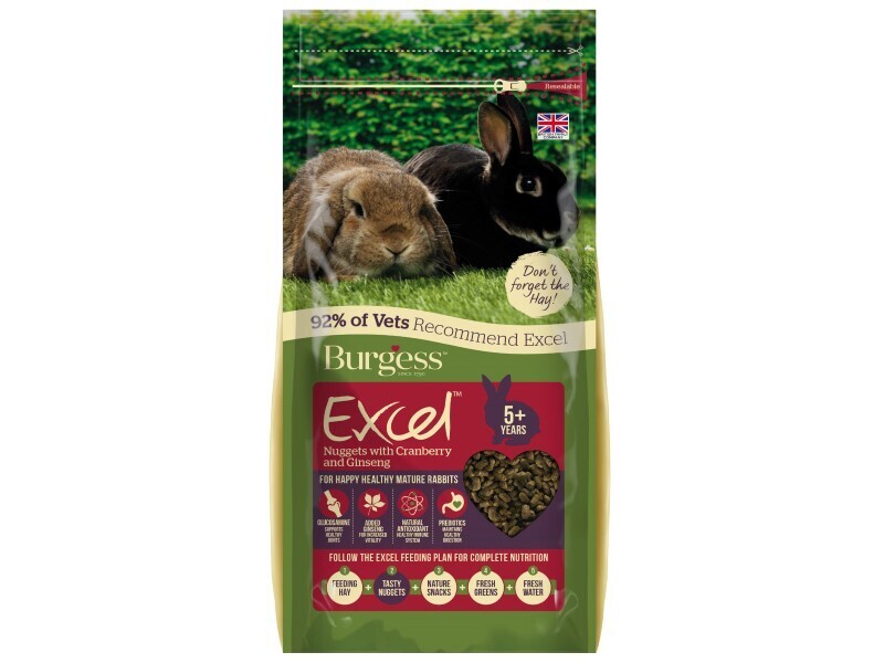 BURGESS EXCEL RABBIT MATURE CRANBERRY2KG