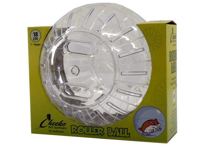 CHEEKO HAMSTER BALL TRANSPARENT 7&quot;